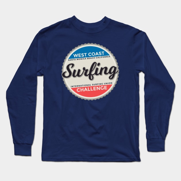 Surfing challenge Long Sleeve T-Shirt by Vilmos Varga